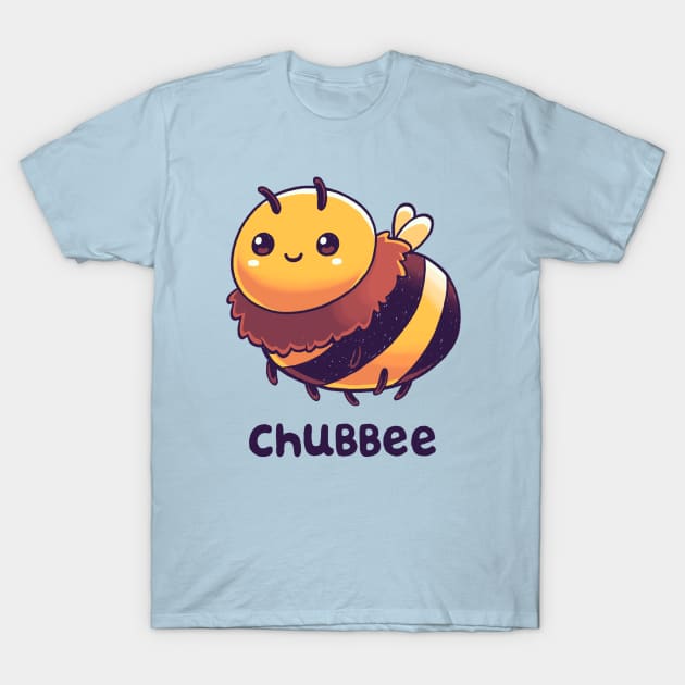 Chubbee // Chubby Bee, Kawaii, Animals T-Shirt by Geekydog